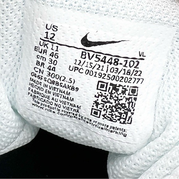 NEW Nike Force Savage Pro 2 Men's Football Cleat in White & Blue Size 12 - Picture 7 of 7